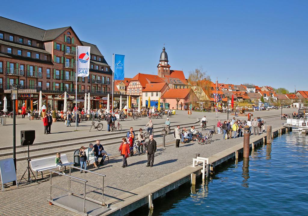 Apartment Yachthafen Waren Exterior foto